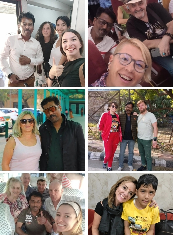 Car Rental with Driver Collage